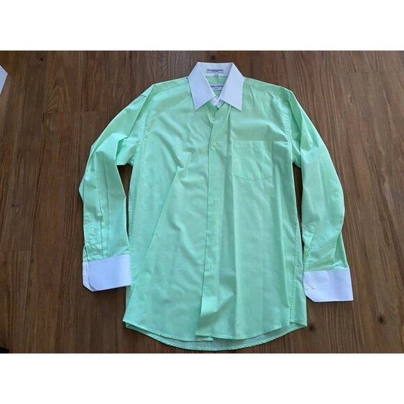 Modena French Cuff Button Up Shirt (Regular Fit 15.5 32/33) - Picture 1 of 3